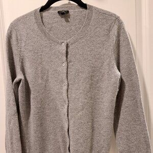 TALBOTS | Pure Cashmere Cardigan Sweater Petite Medium